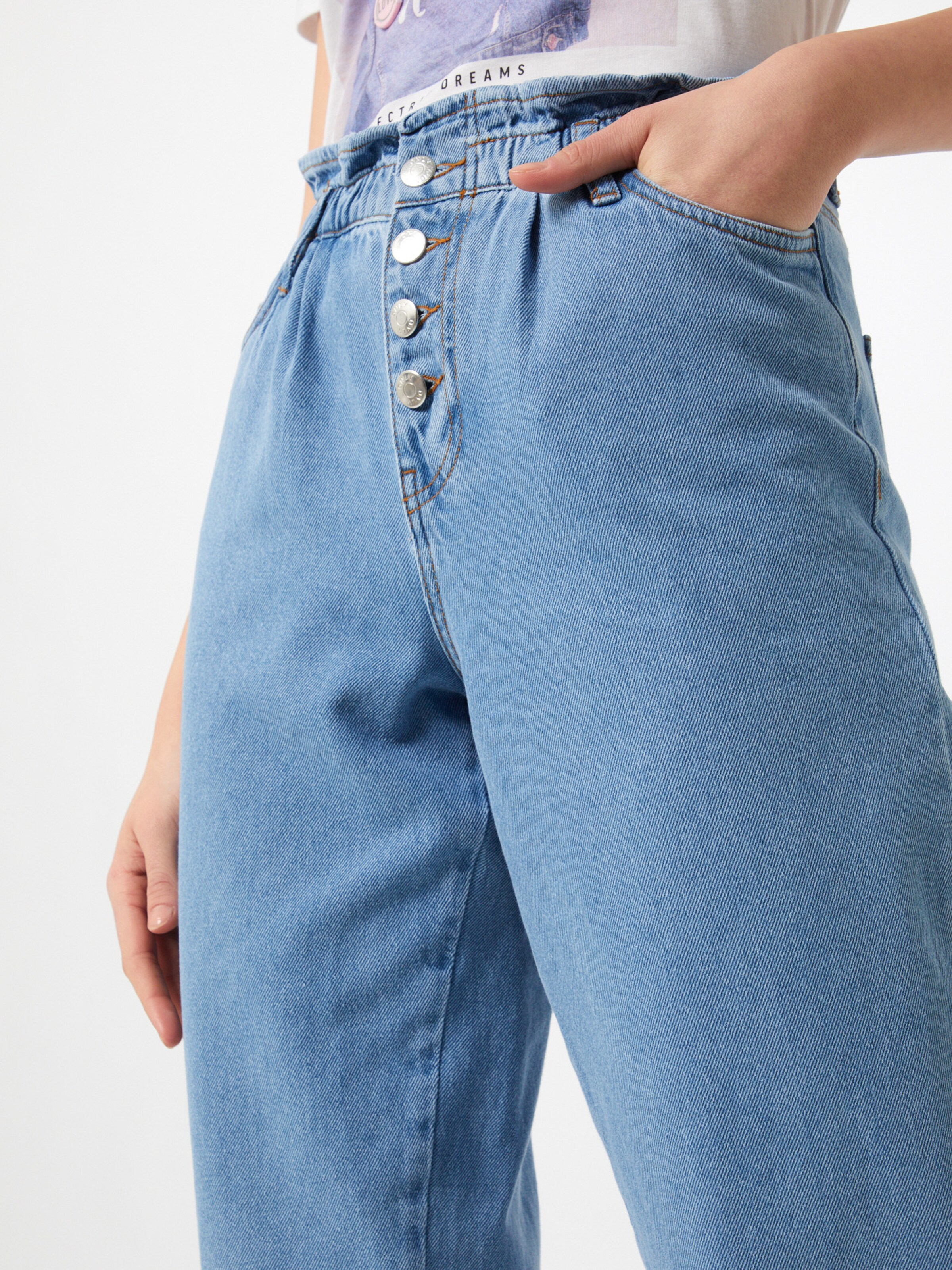 Effile Jean a pince Cuba ONLY en Bleu Denim ABOUT YOU