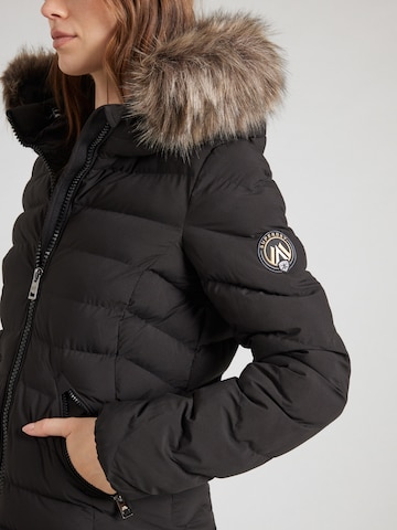 Palton de primăvară-toamnă 'Fuji' de la Superdry pe negru