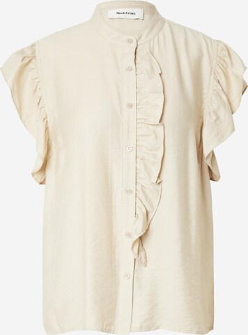 modström Blouse 'Holiday' in Beige: voorkant