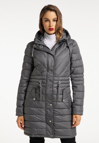 faina Winter coat in Grey: front