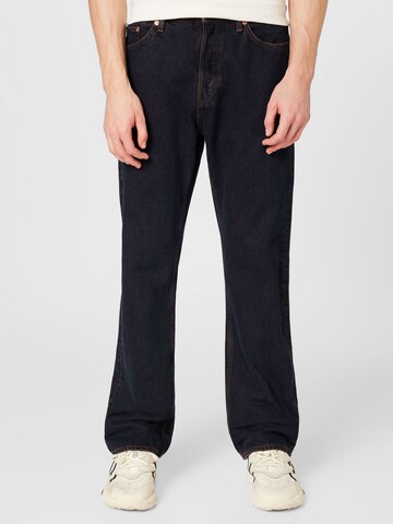 WEEKDAY Loosefit Jeans 'Space Seven' in Blauw: voorkant