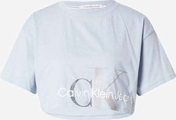 Calvin Klein Jeans Shirt in Blau: front