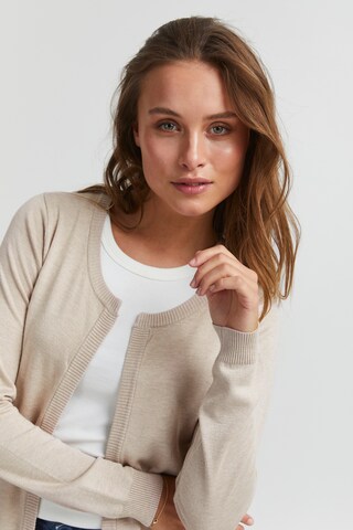 PULZ Jeans Strickjacke PZSARA - 50203258 in Beige