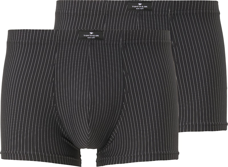 TOM TAILOR Boxershorts in Schwarz TOM TAILOR Boxershorts in Schwarz