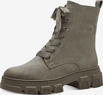 TAMARIS Lace-Up Ankle Boots in Grey: front