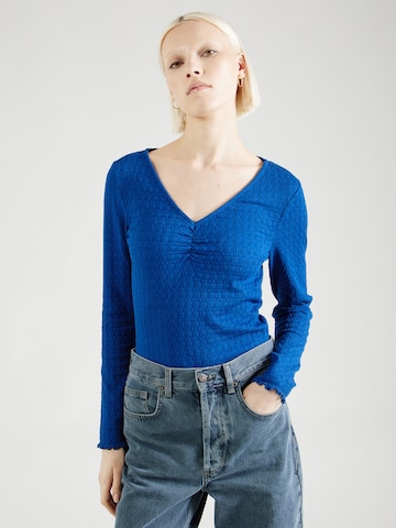 VILA Shirt 'FIBIA' in Blauw: voorkant