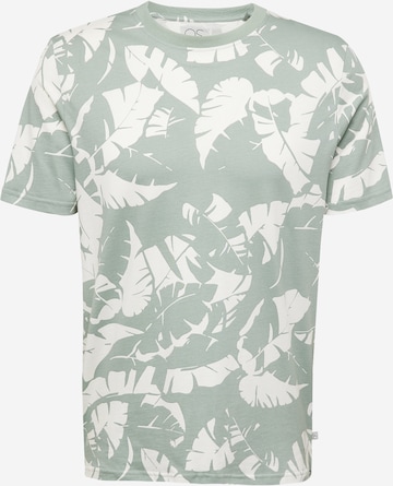 T-Shirt QS en vert : devant