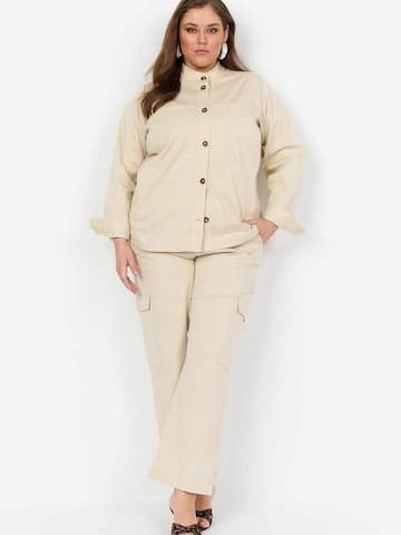 Wasabi Concept Regular Cargobroek 'Venke' in Beige