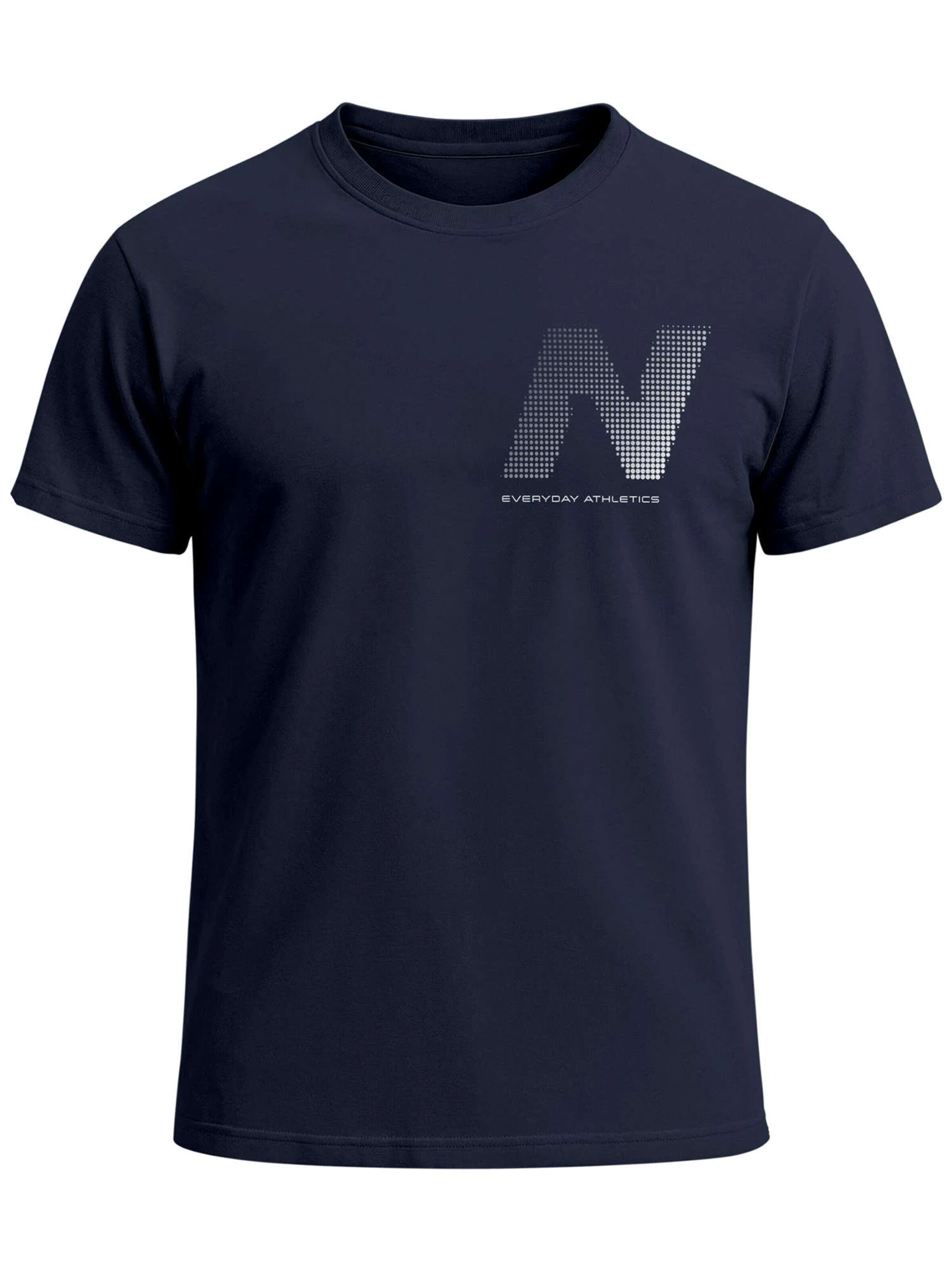 Neverless Shirt 'Halftone' in Blue: front