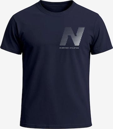 Neverless Shirt 'Halftone' in Blue: front
