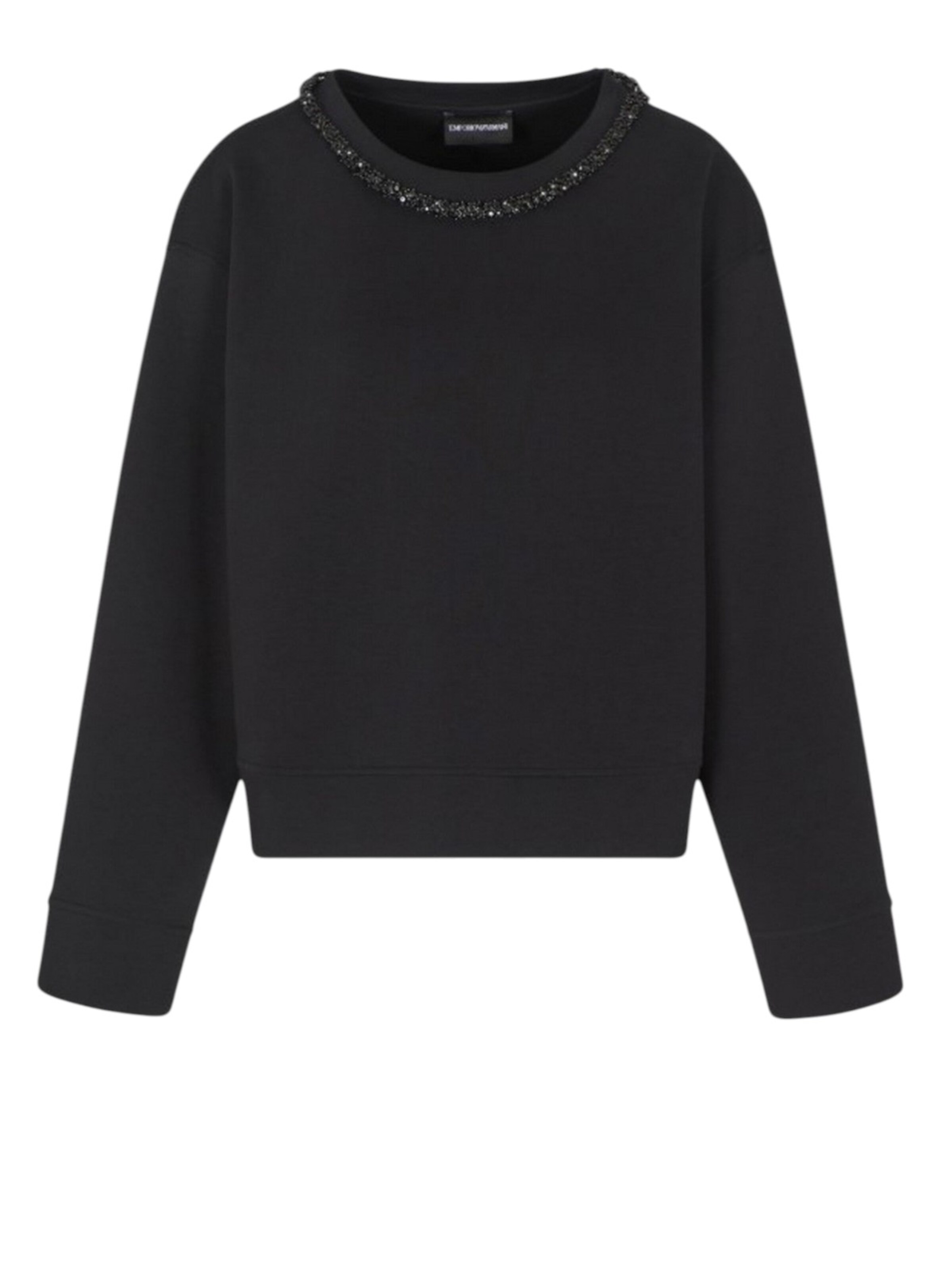 Pullover di Emporio Armani in nero: frontale
