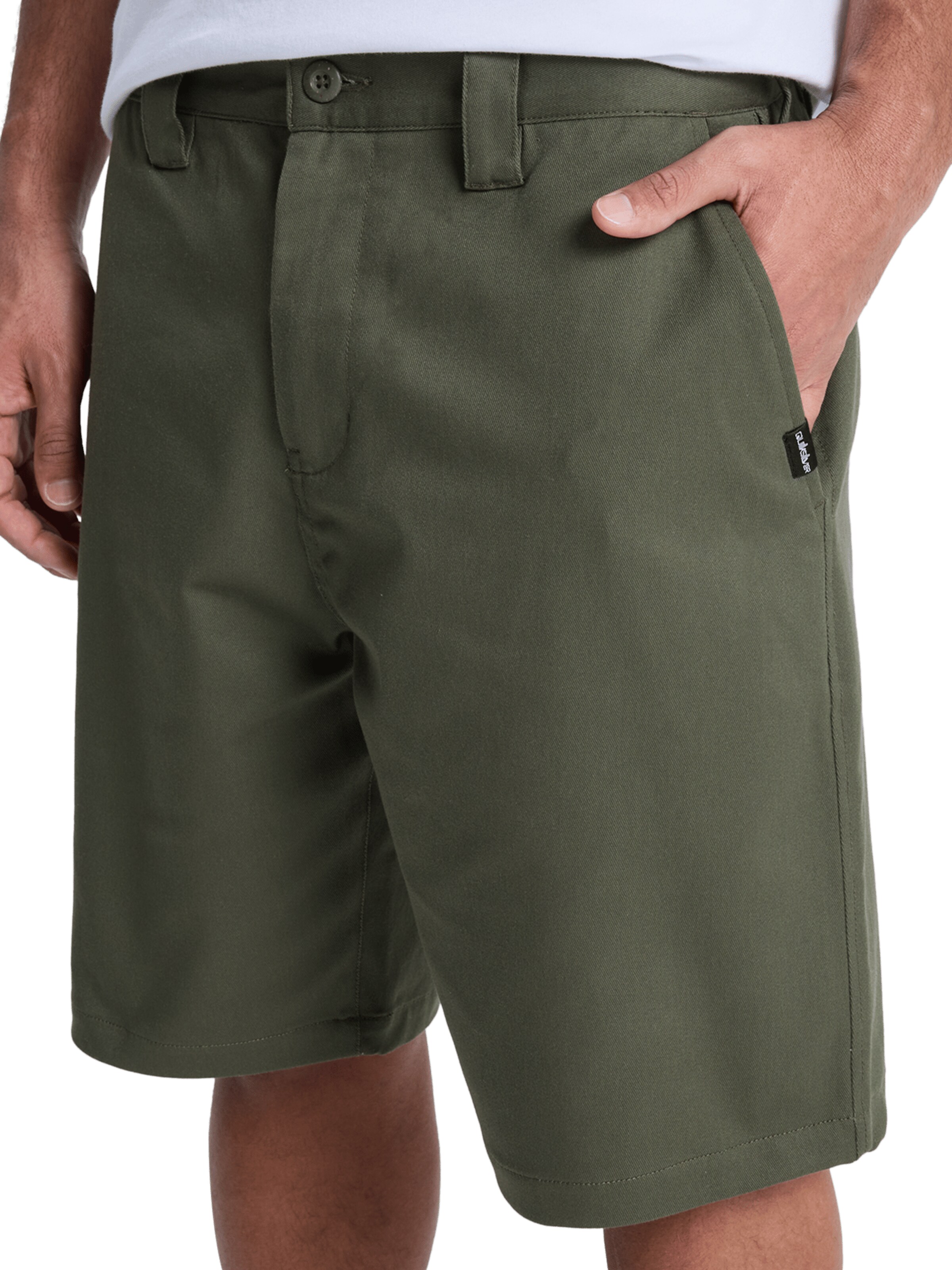 QUIKSILVER Regular Pants 'Everyday Union Stretch' in Green