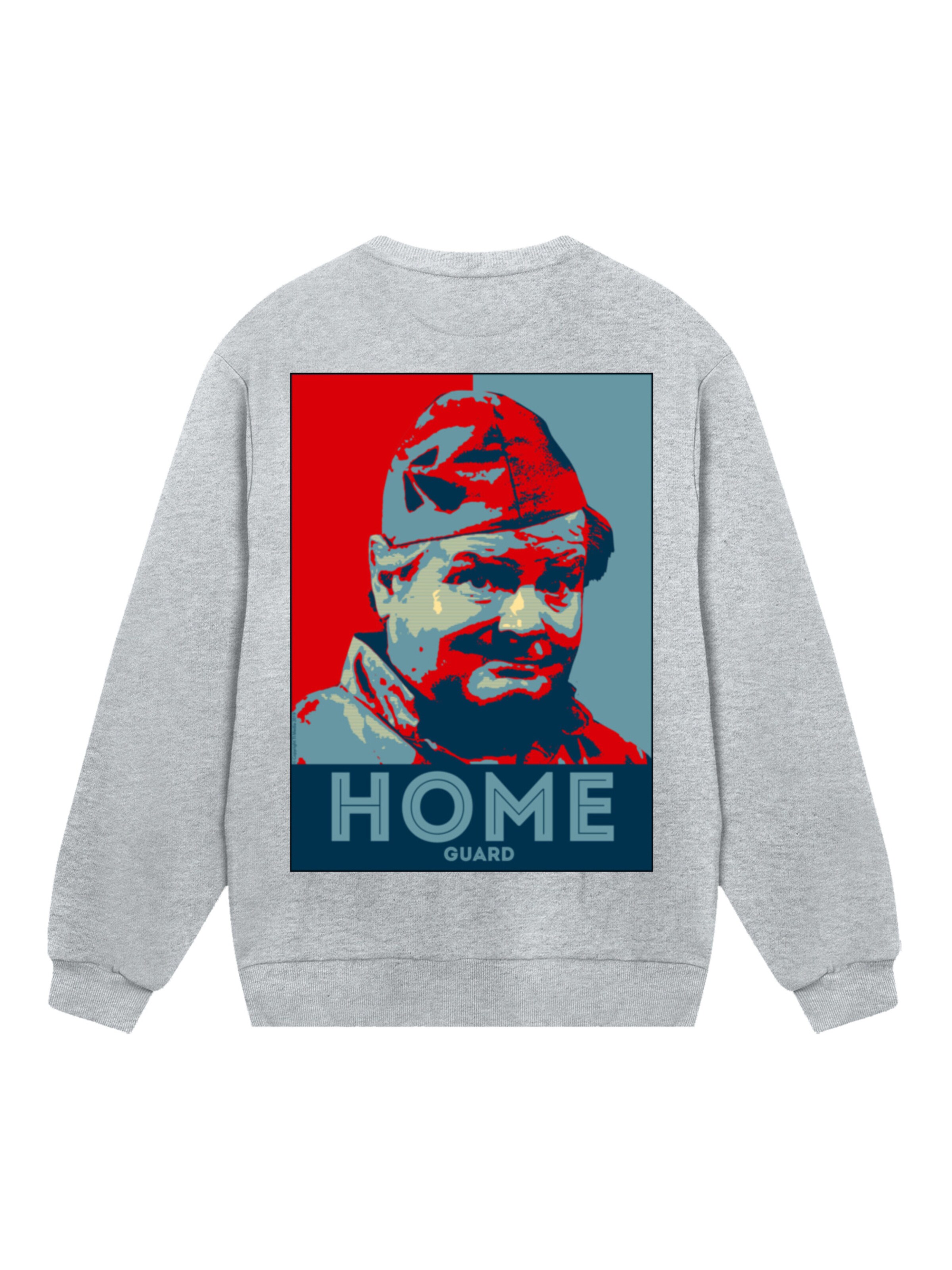 Sweat-shirt 'TV Times Benny Hill Home Guard' F4NT4STIC en gris : devant