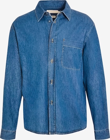 Organication Hemd in Blau: Vorderseite