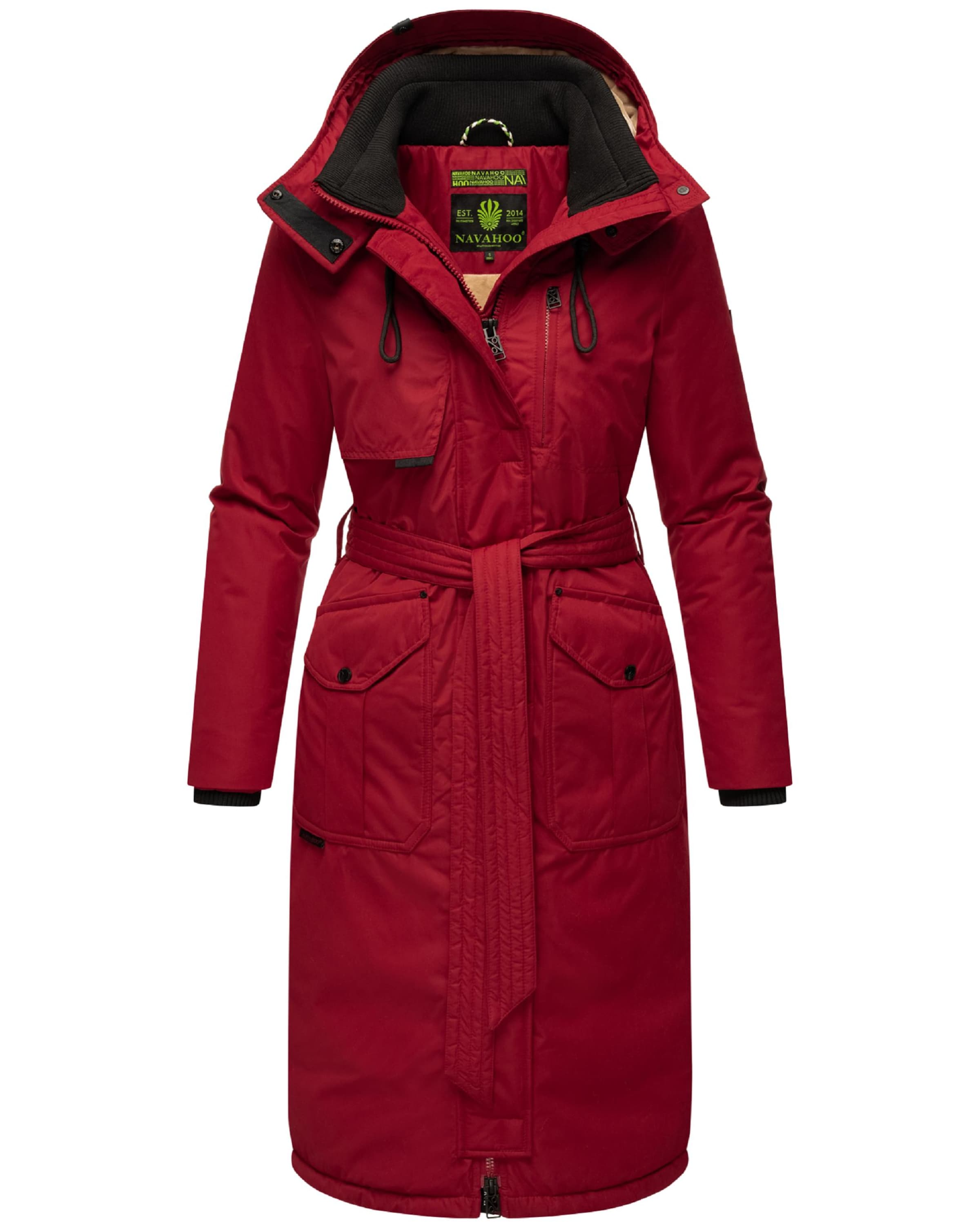 NAVAHOO Winter coat 'Hokulanii' in Red