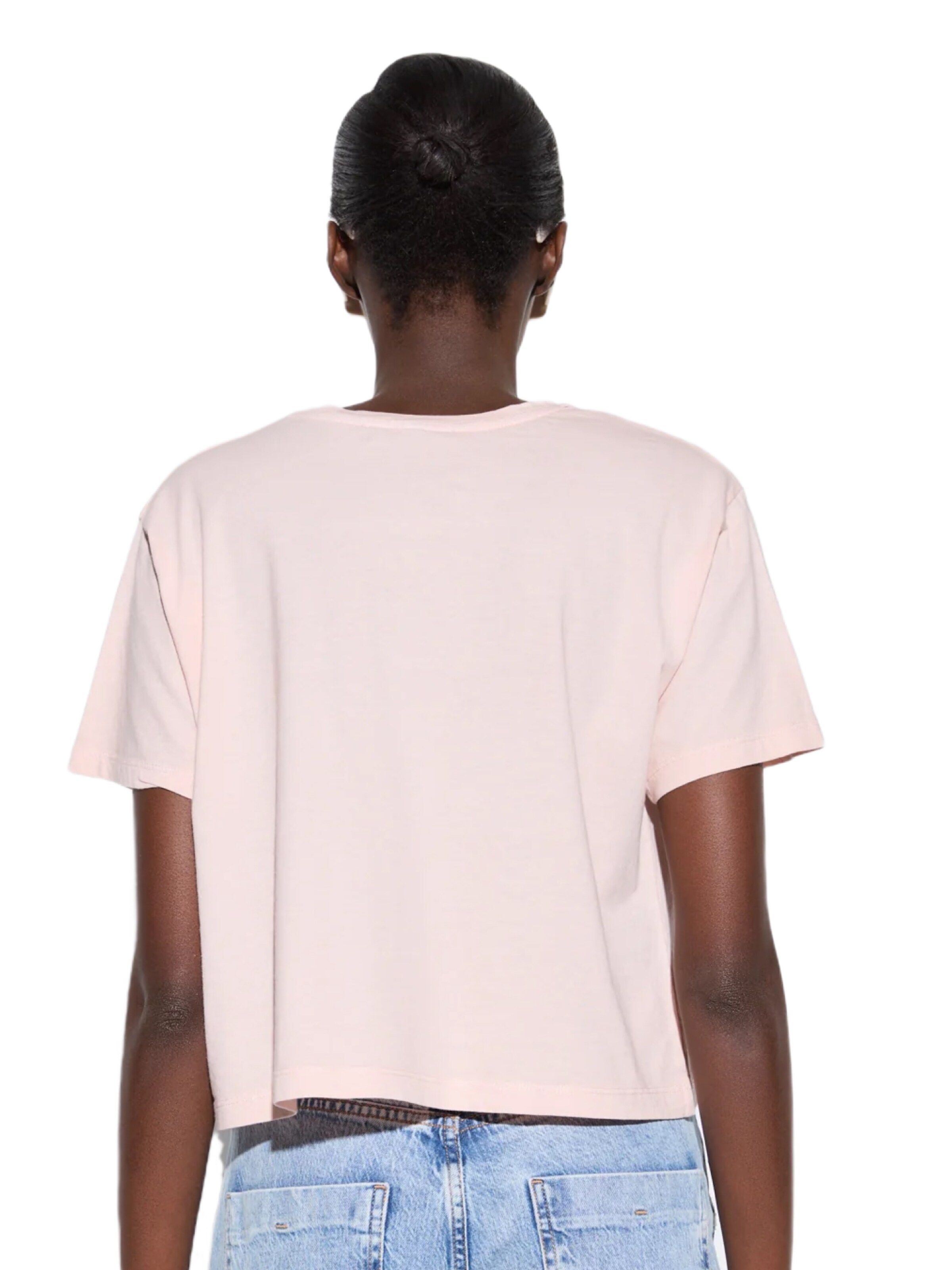 T-shirt No Matter What en rose