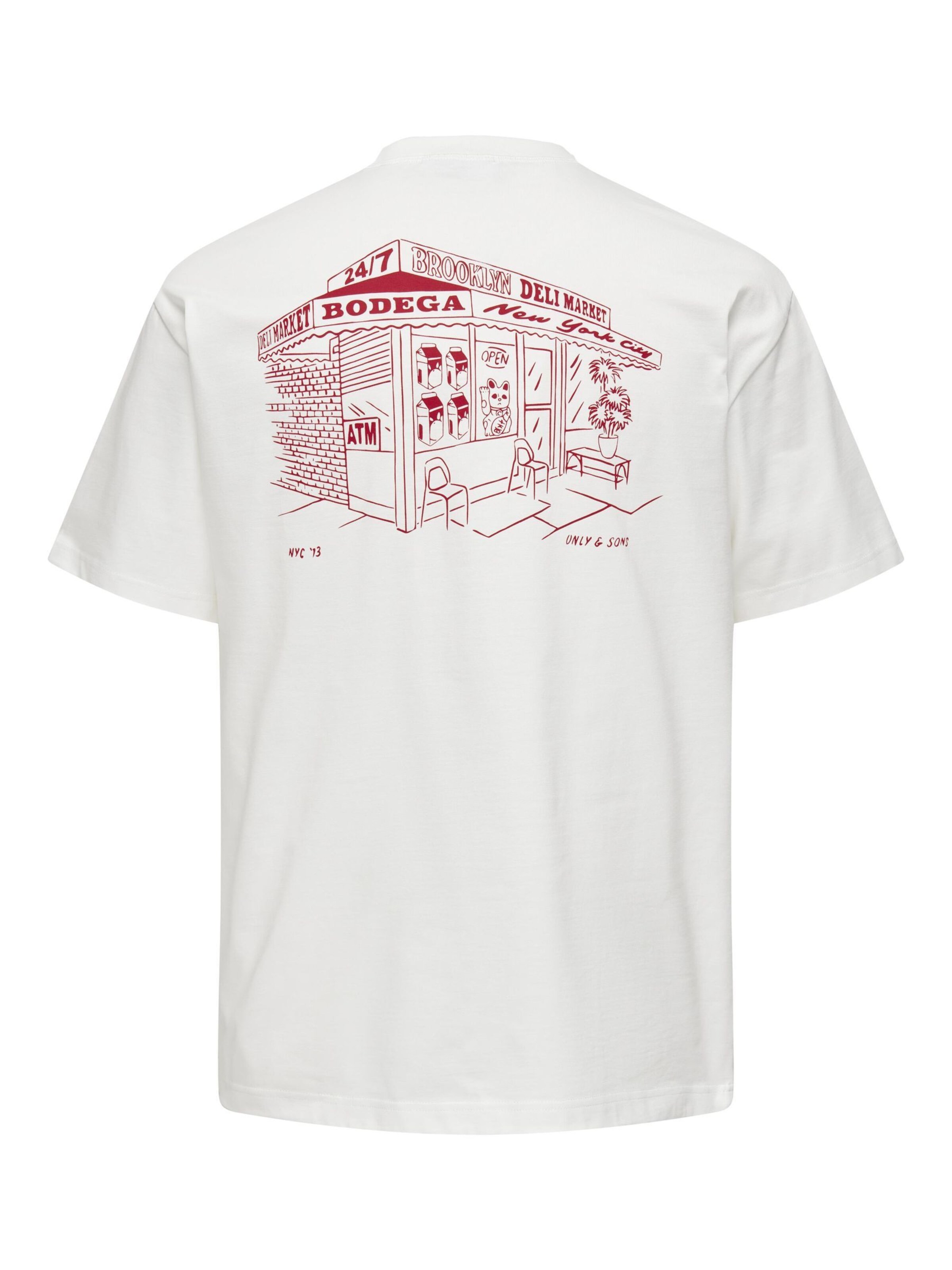 Only & Sons T-Shirt 'ONSArchie' in Weiß