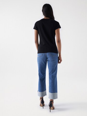 Salsa Jeans T-Shirt in Schwarz