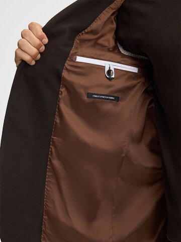 Coupe slim Veste de costume 'Arndt ' STRELLSON en marron