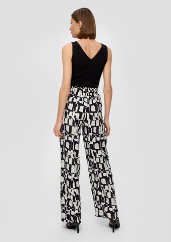 s.Oliver BLACK LABEL Regular Trousers in Black