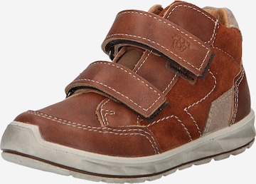 Pepino Lære å gå sko 'ZACK' i brun: forside