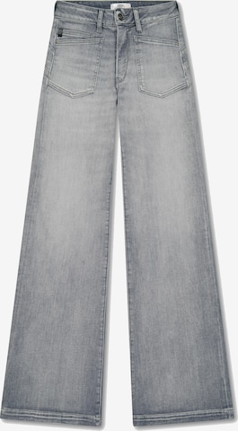 Wide Leg Jean Le Temps Des Cerises en gris : devant