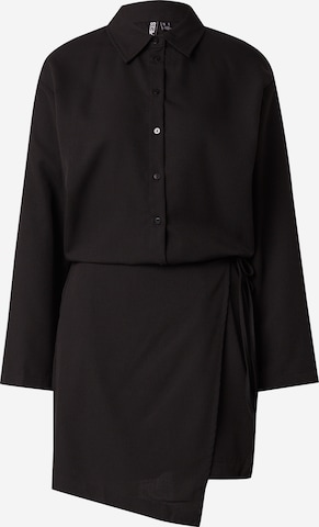 juoda PIECES Palaidinės tipo suknelė 'PCNALILA': priekis