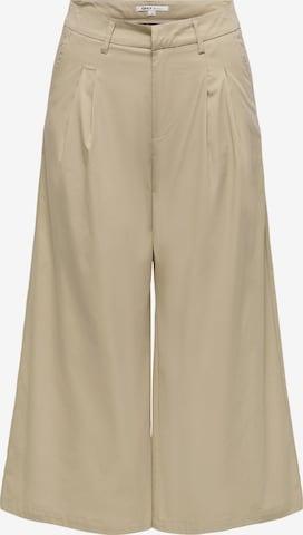 Pantalon à pince 'ONLTanny' ONLY en beige : devant