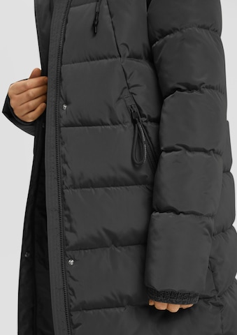 juoda QS Žieminis paltas