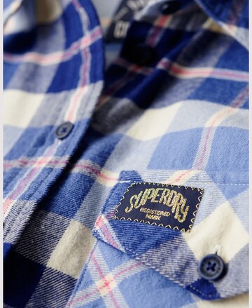 Chemisier Superdry en bleu