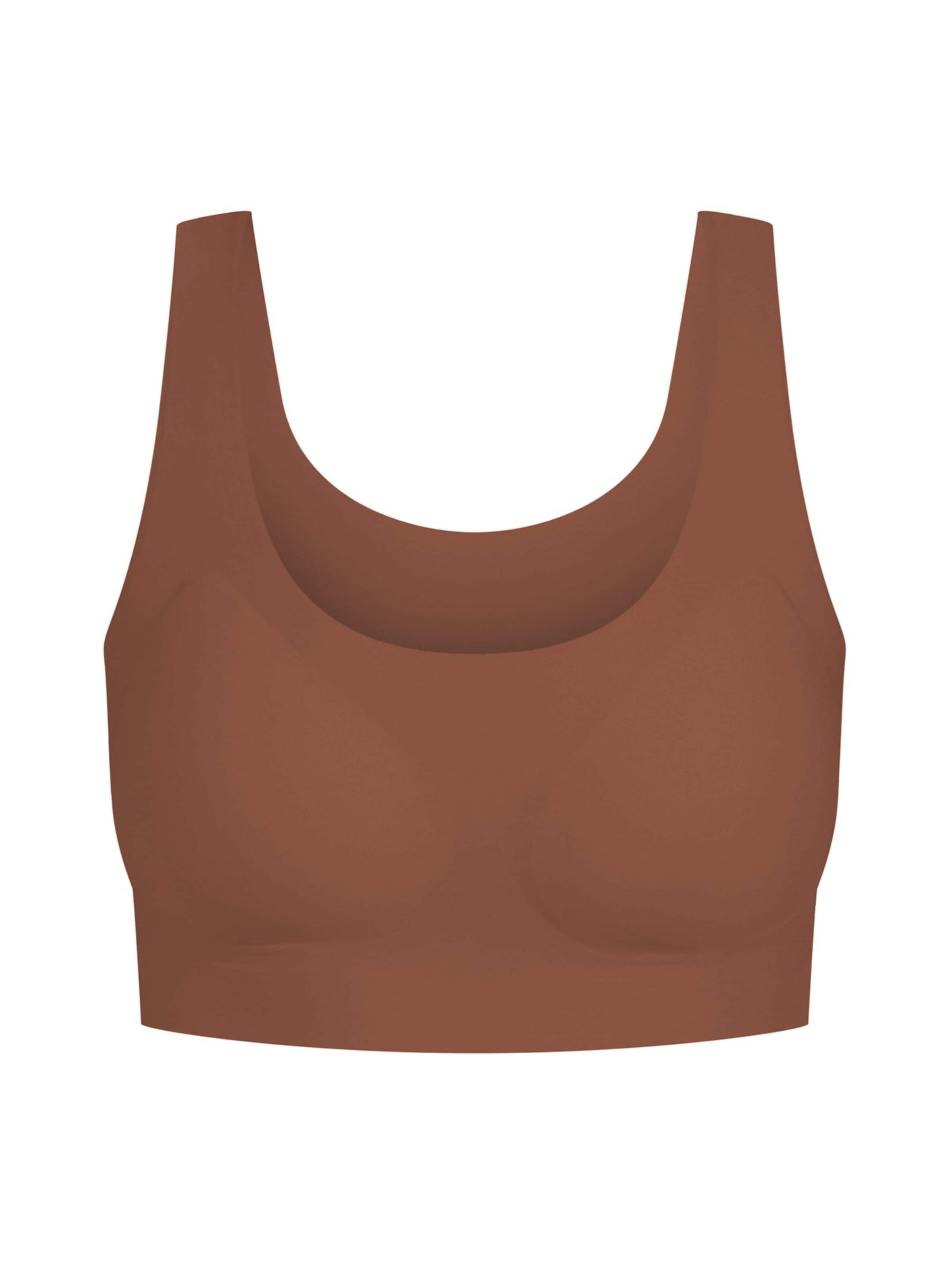Smilodox Bustier BH in Bruin: voorkant