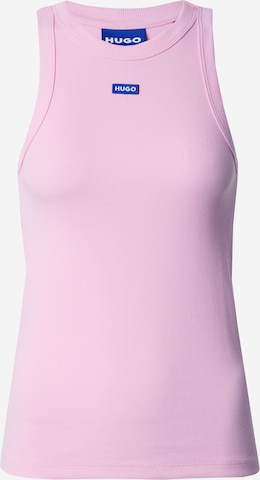 HUGO Blue Top in Roze: voorkant