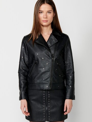 KOROSHI Übergangsjacke in Schwarz
