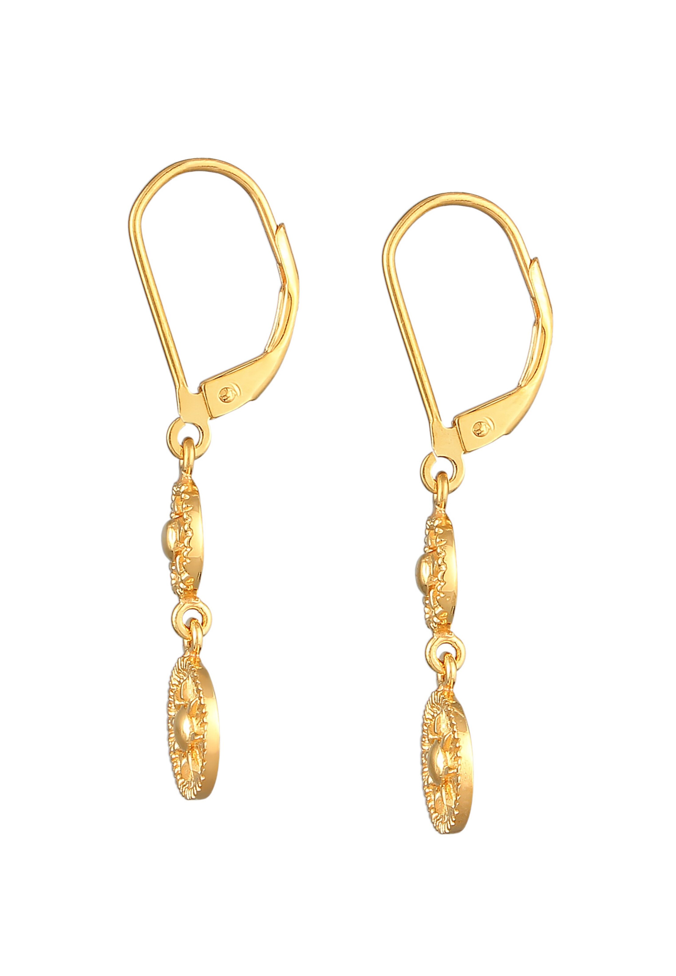 ELLI Ohrringe 'Sonne' in Gold