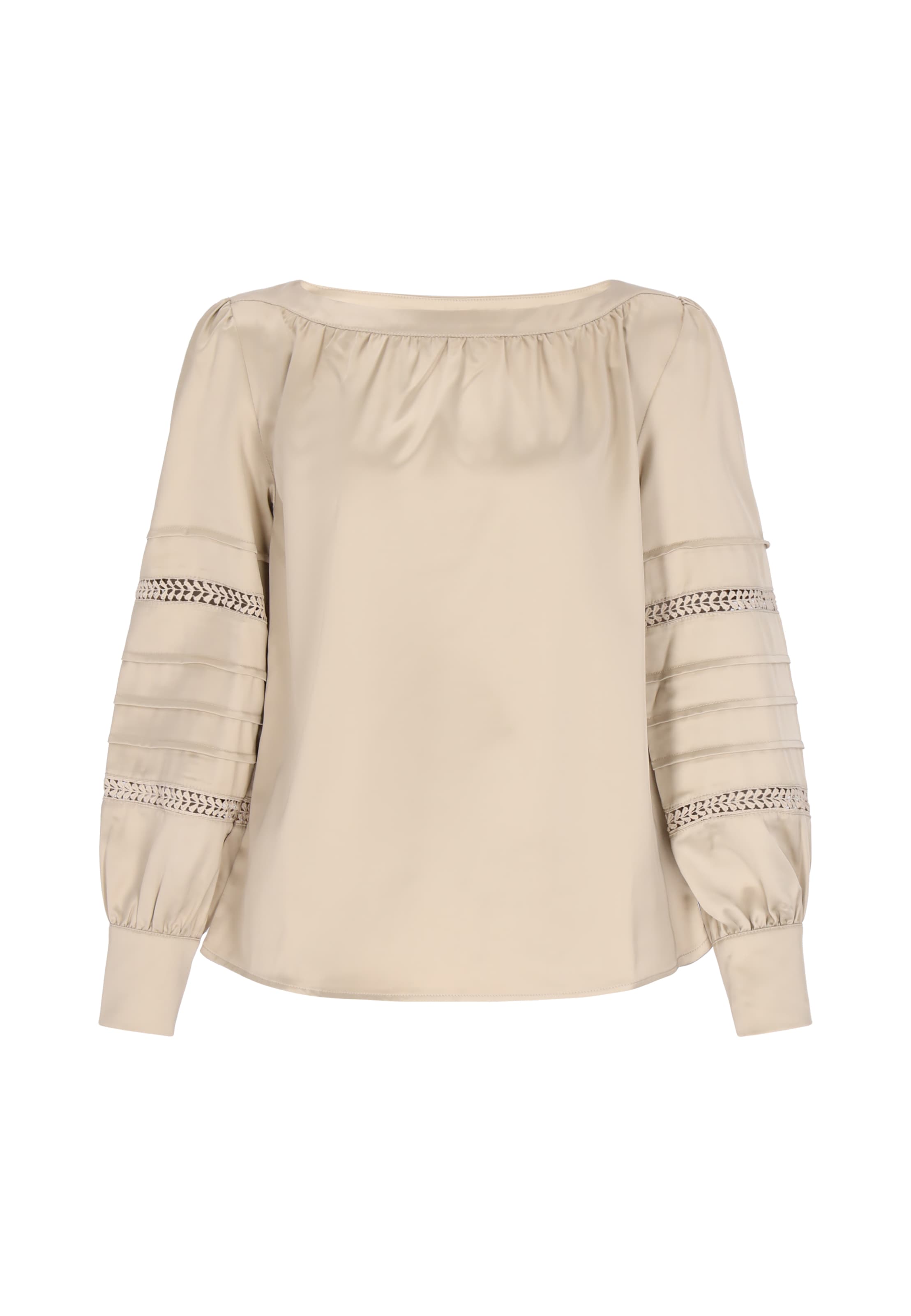 usha BLACK LABEL Blouse 'Elegant' in Beige: front