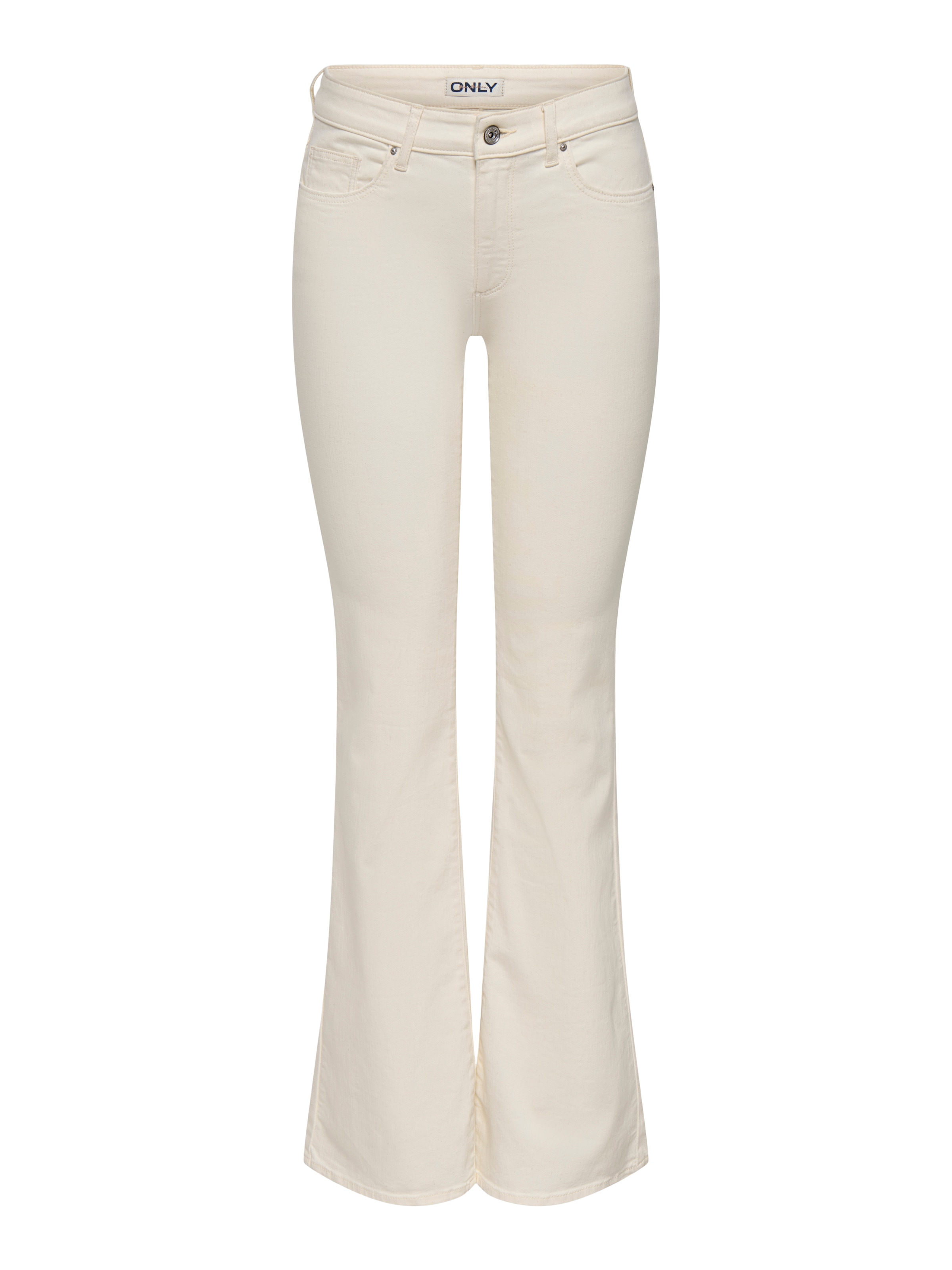 ONLY Flared Jeans in White: front