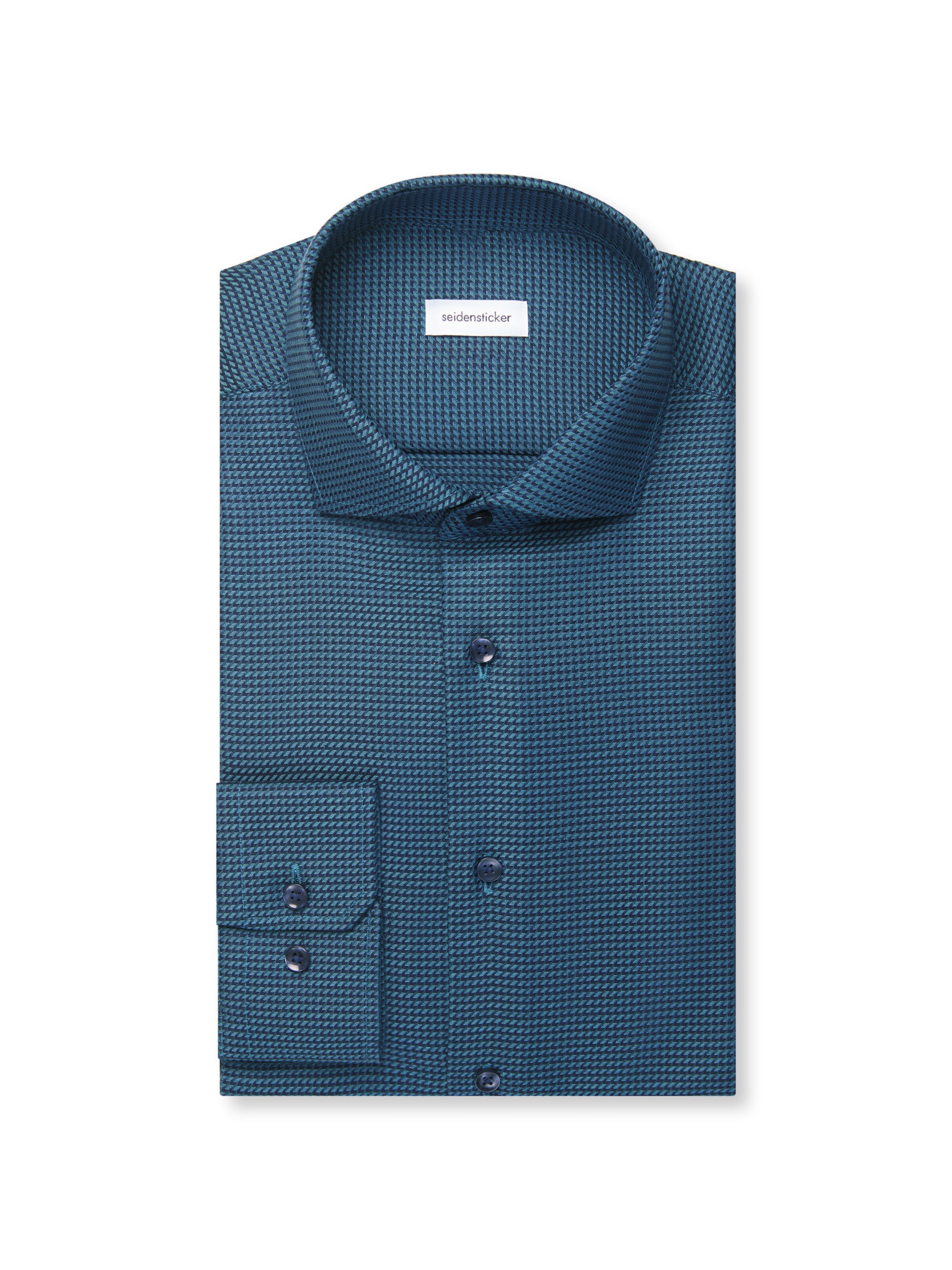 Coupe regular Chemise business 'Classic Essentials' SEIDENSTICKER en bleu