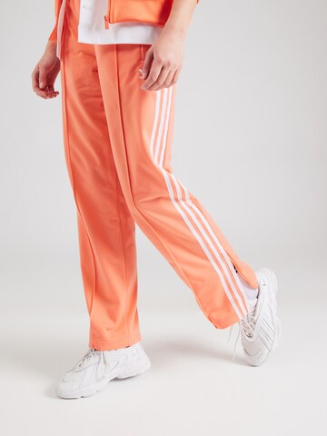 ADIDAS ORIGINALS Regular Trousers 'Adicolor Classics Firebird' in Orange: front