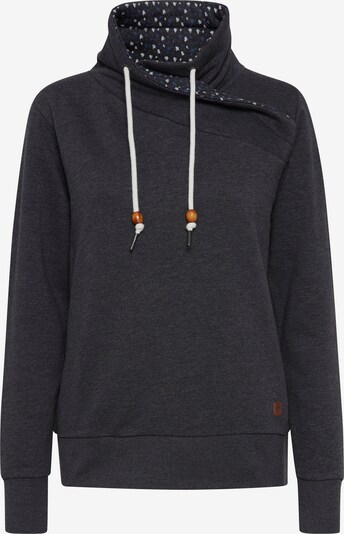 Oxmo Sweatshirt 'UDINE' in de kleur Bruin / Donkergrijs, Productweergave