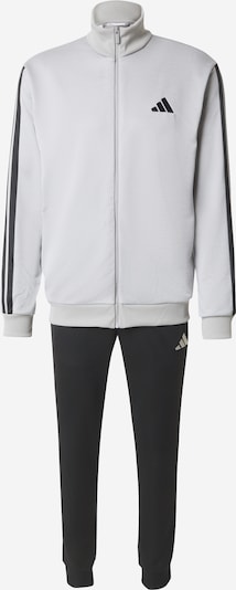 Treniruočių kostiumas iš ADIDAS SPORTSWEAR, spalva – pilka / juoda, Prekių apžvalga