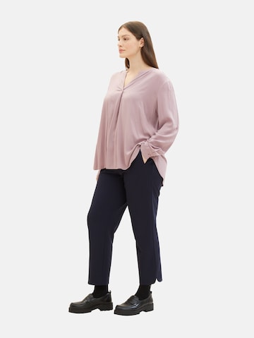 Tom Tailor Women + Bluse in Lila