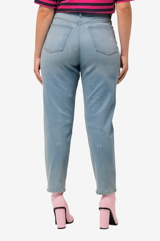 Ulla Popken Tapered Jeans in Blau