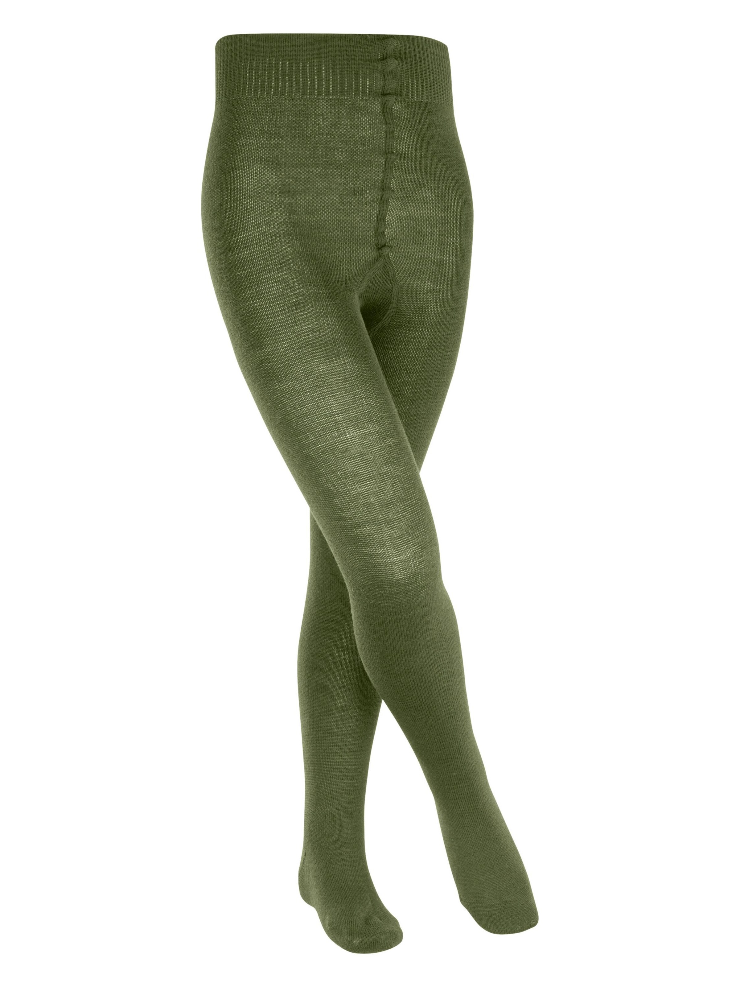 FALKE Tights 'Comfort Wool' in Green: front