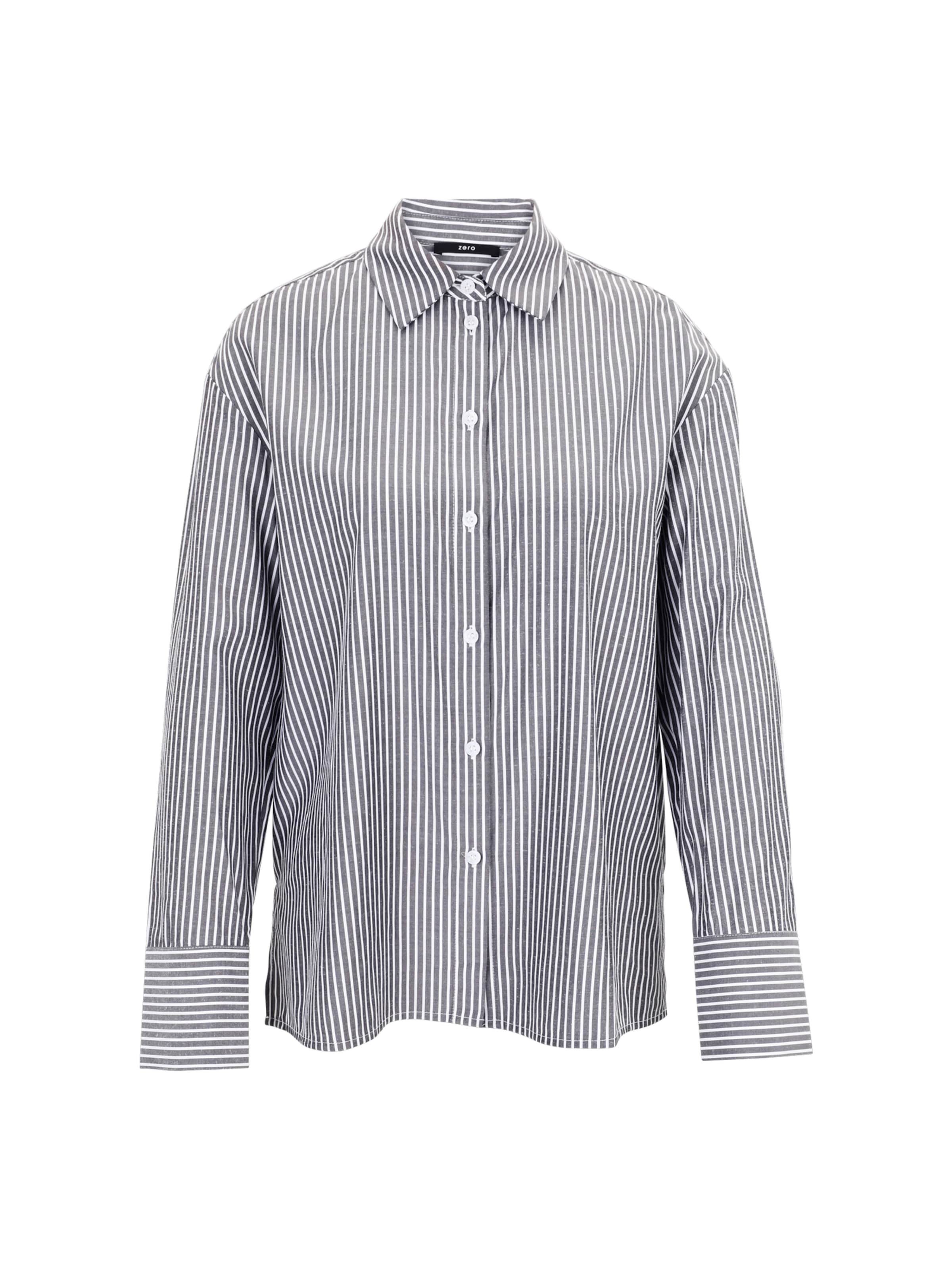 zero Blouse in Zwart: voorkant