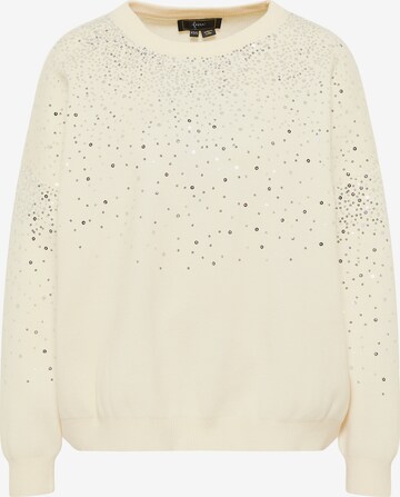 faina Sweater in White: front