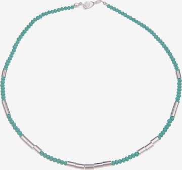 Leslii Necklace in Blue: front