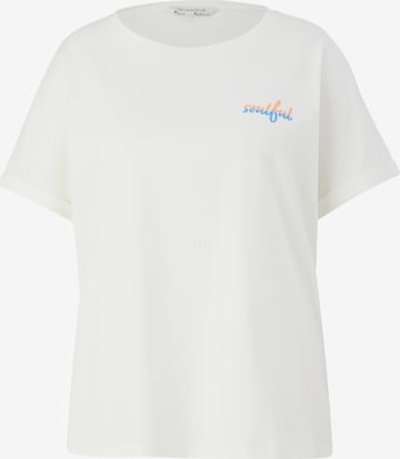 TRIANGLE T-shirt i vit: framsida