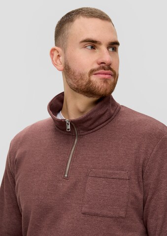 s.Oliver Men Tall Sizes Sweatshirt in Braun