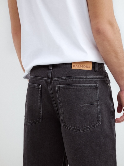 BALMOHK Shorts 'PABLO' in black denim, Produktansicht