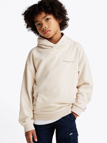 Sweat TOMMY HILFIGER en beige : devant